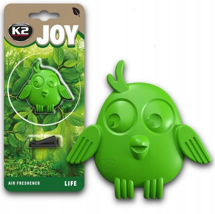 K2 V894 JOY LIFE Zapach Polimerowy w Kratkę Nawiewu Zielone Jabłko - obrazek 6