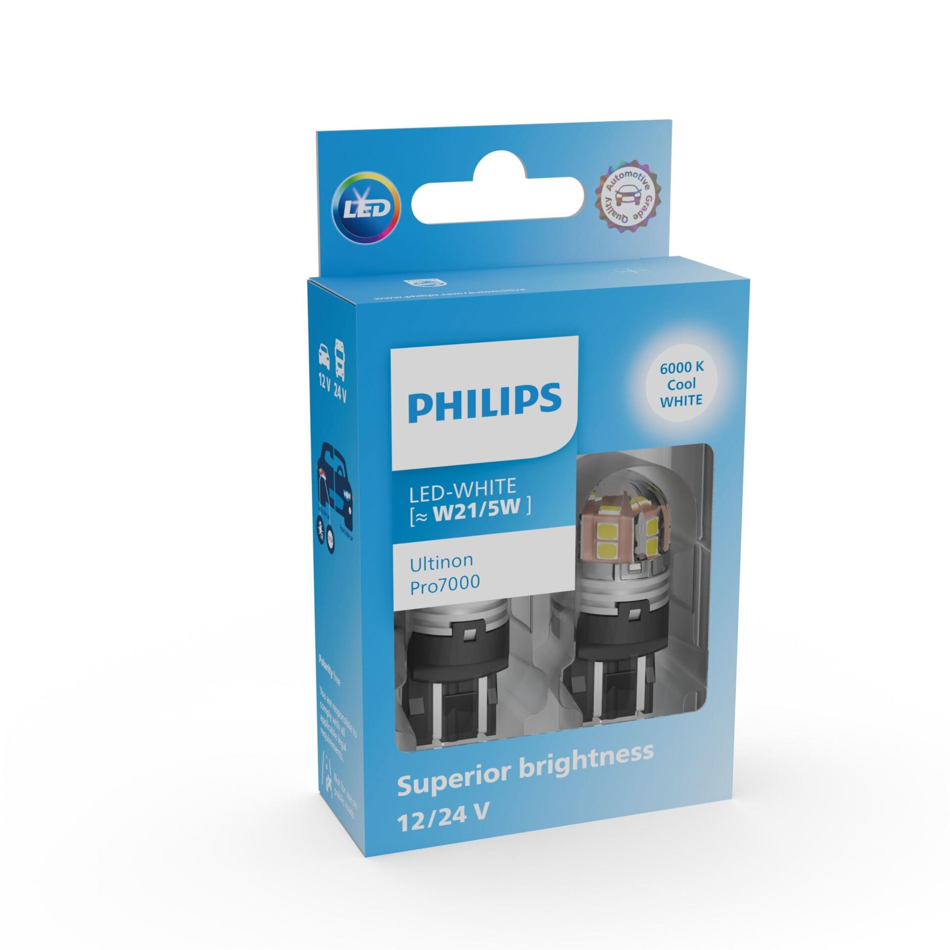 Żarówki Philips LED Ultinon Pro7000 W21/5W CU70 12/24V - obrazek 5