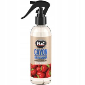 K2 Profesjonalny Samochodowy Odświeżacz Powietrza CAYON STRAWBERRY 250ml
