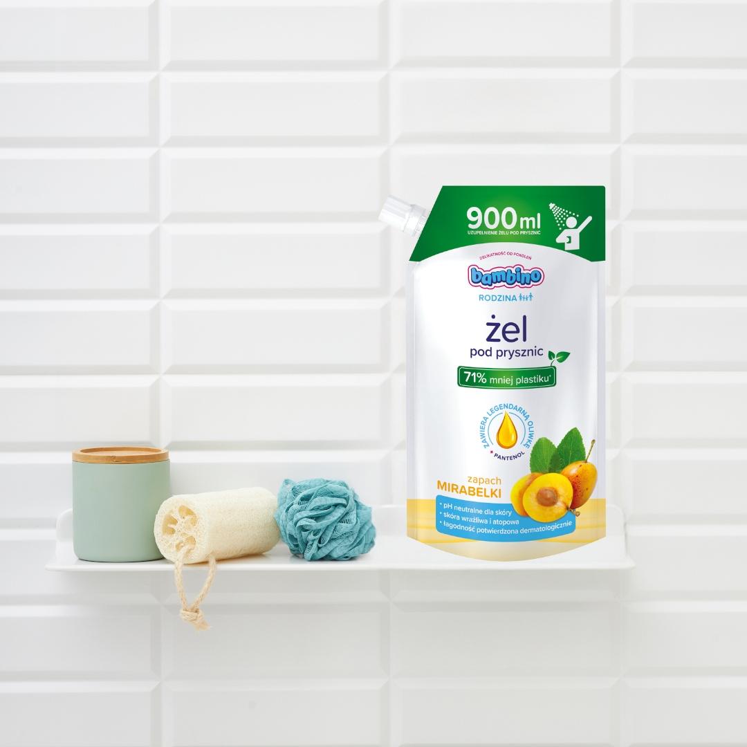 BAMBINO RODZINA ŻEL POD PRYSZNIC MIRABELKA 900 ML - obrazek 3