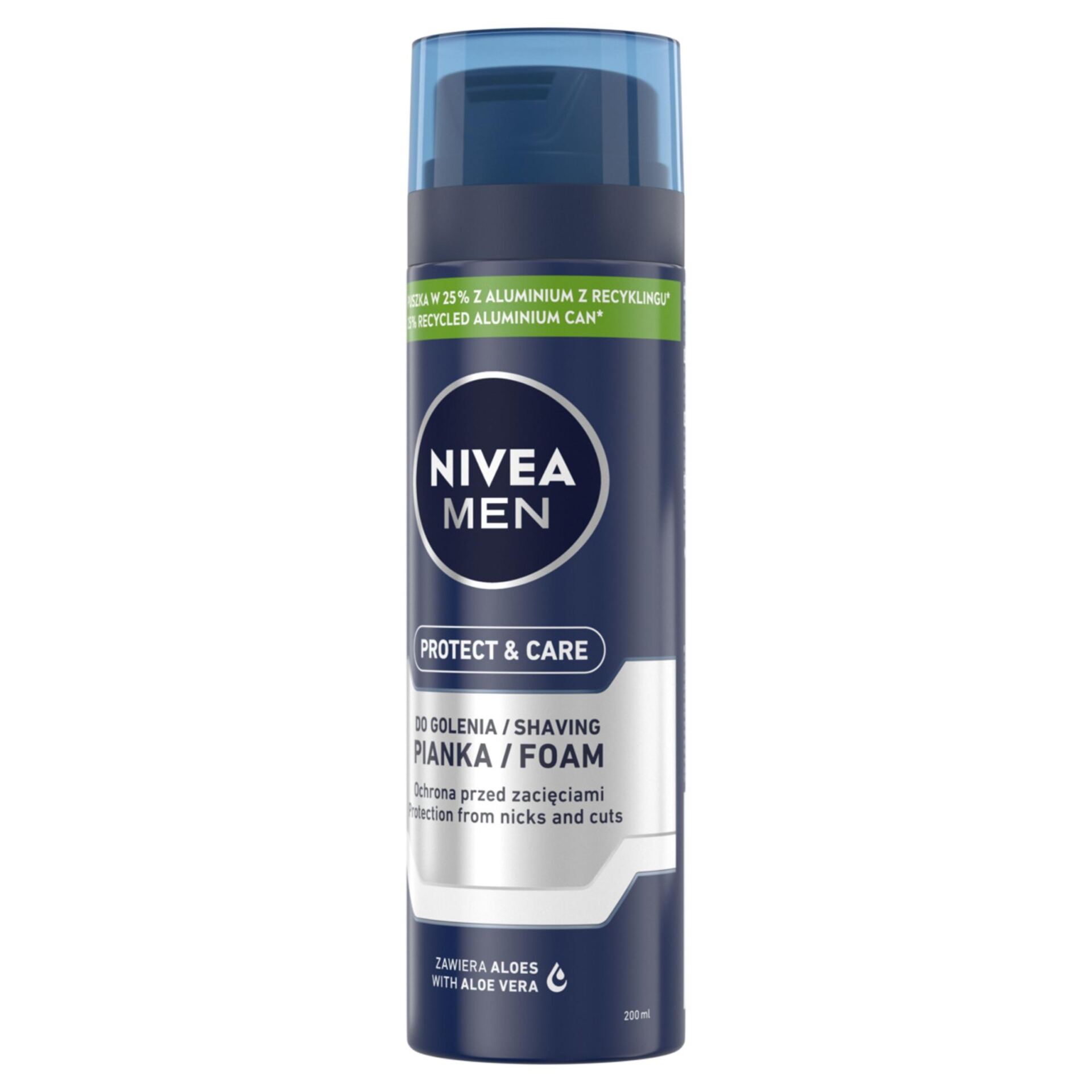 NIVEA MEN Pianka do golenia Protect&Care 200ml - obrazek 11