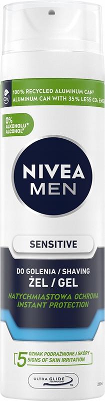 NIVEA Men Łagodzący żel do golenia Sensitive 20 0ml
