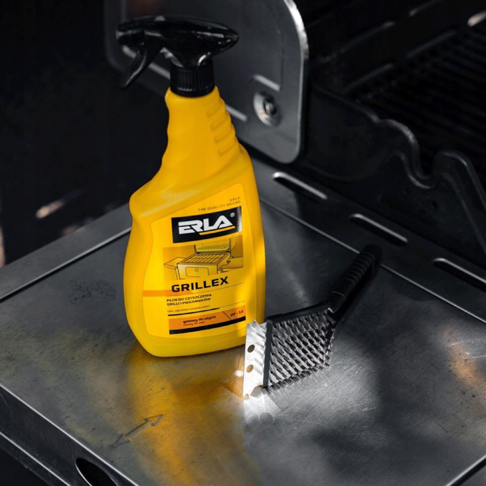 Szczotka do Czyszczenia Grilla Rusztu Skrobak Erla Grida - obrazek 11