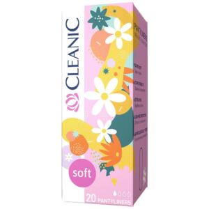 CLEANIC SOFT Wkładki higieniczne dla kobiet 20 szt