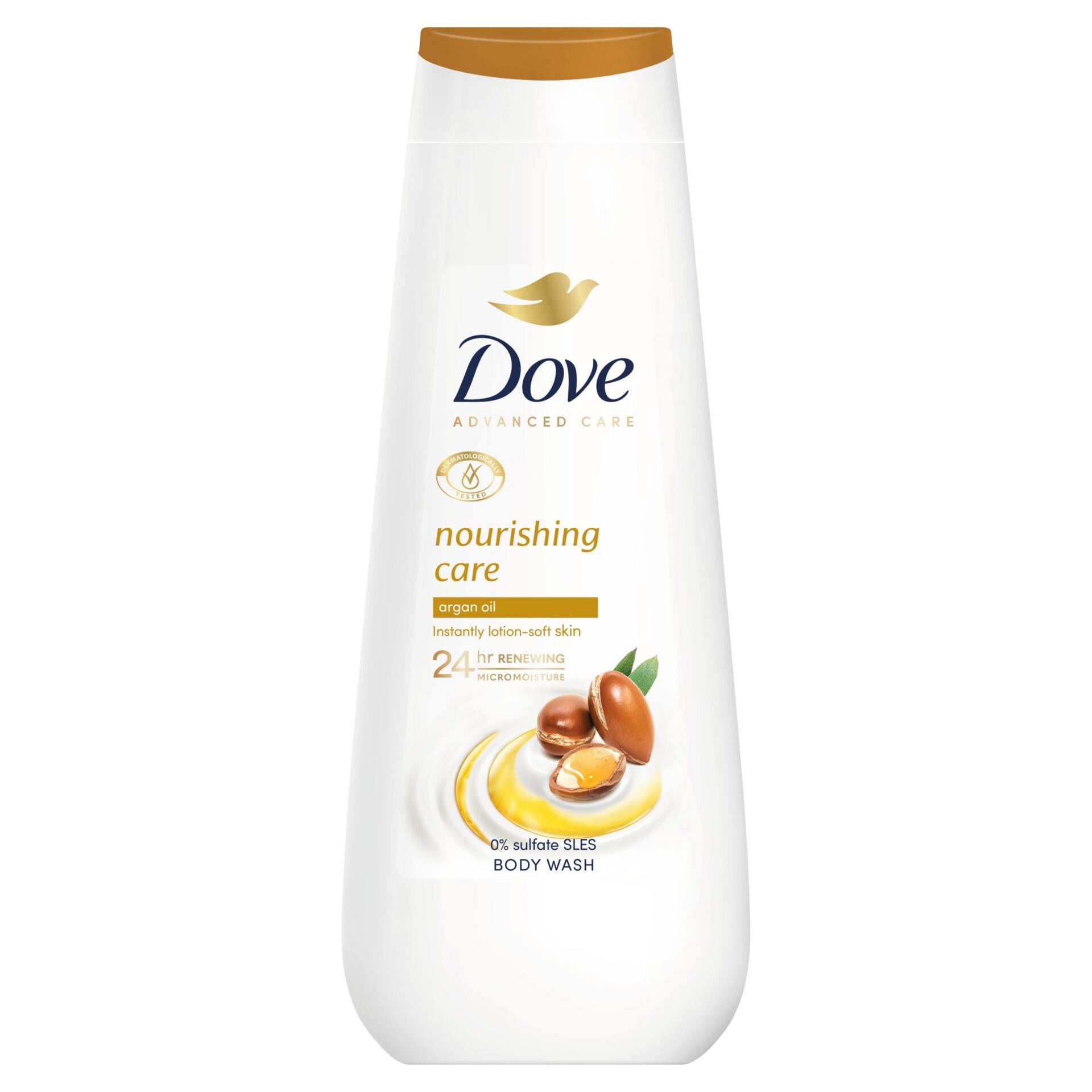 Dove Nourishing Care Kremowy Żel Pod Prysznic z Olejkiem Arganowym 400 ml - obrazek 2