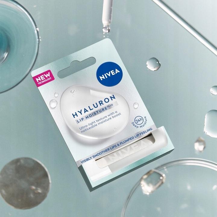 NIVEA Hyaluron Moisture Plus Balsam Pomadka do ust - obrazek 2
