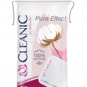CLEANIC Waciki Płatki kosmetyczne kwadratowe 50szt