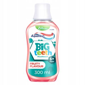 AQUAFRESH BIG TEETH PŁYN DO PŁUKANIA JAMY USTNEJ DLA DZIECI 6+ 300ML