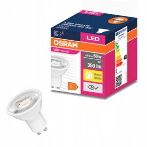 OSRAM 呕ar贸wka LED HALOGEN 4,5W=50W GU10 36s 2700K