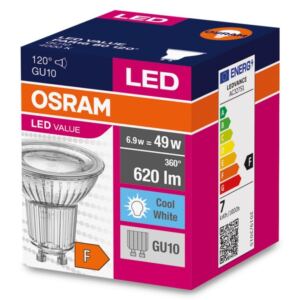 OSRAM 呕ar贸wka LED GU10 6,9W=49W 620lm 4000K 120掳