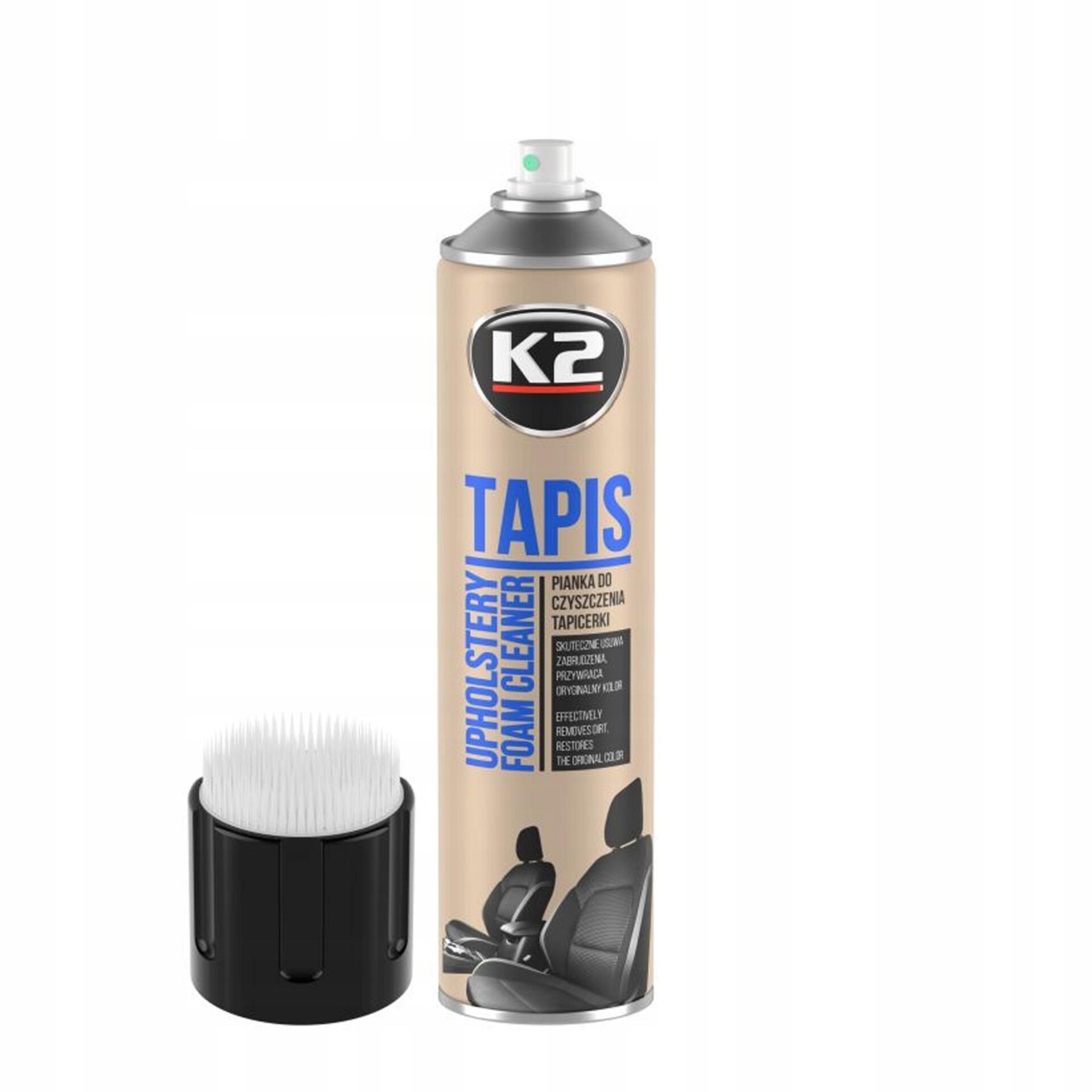K2 Tapis Brush K206B 600ml Pianka do Czyszczenia Tapicerki Szczotka