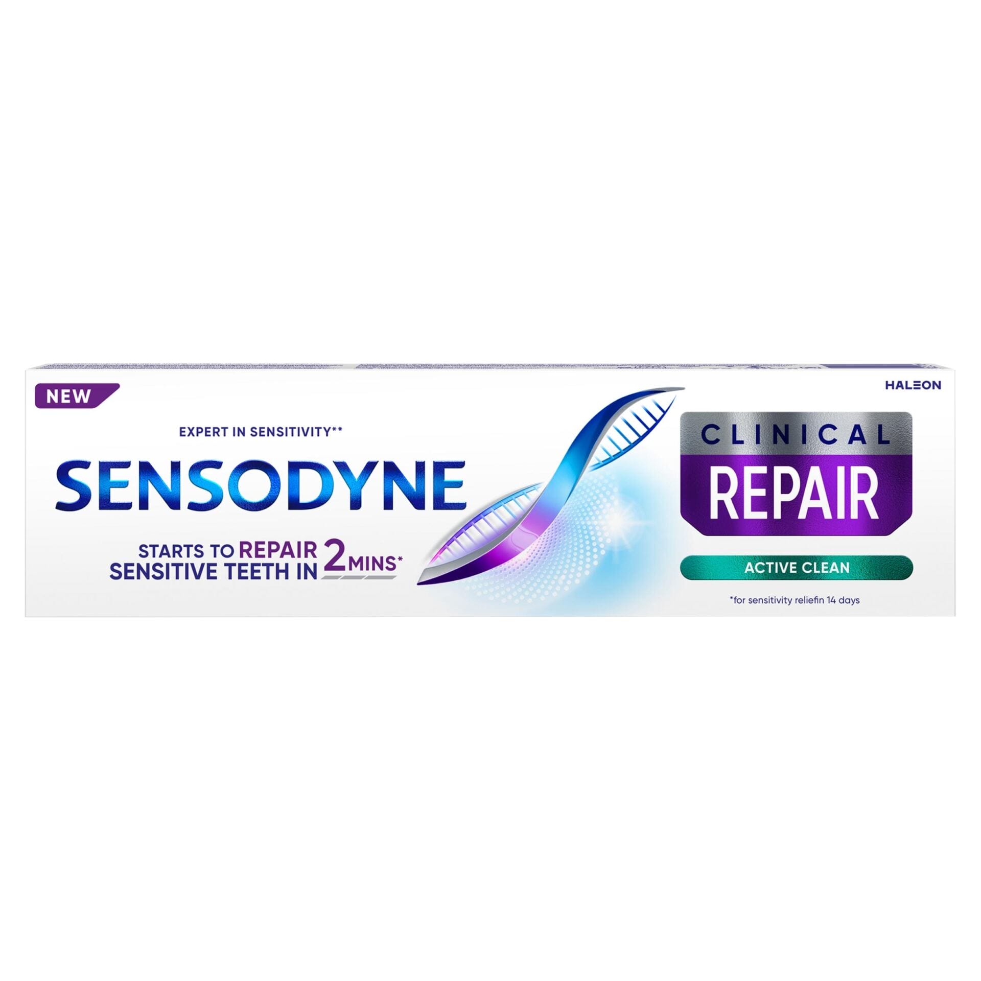 Sensodyne Pasta do zębów Clinical REPAIR Active Clean na nadwrażliwość 75ml - obrazek 2