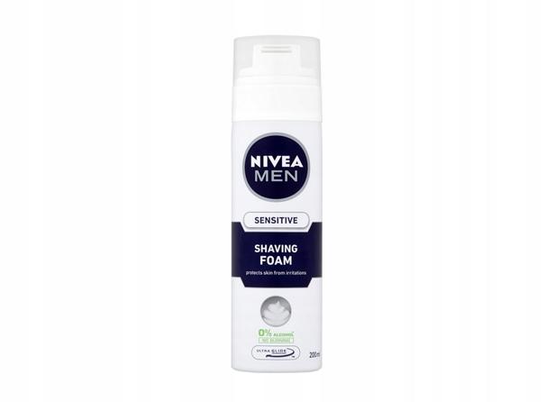 NIVEA Men Łagodząca pianka do golenia Sensitive 200 ml - obrazek 6
