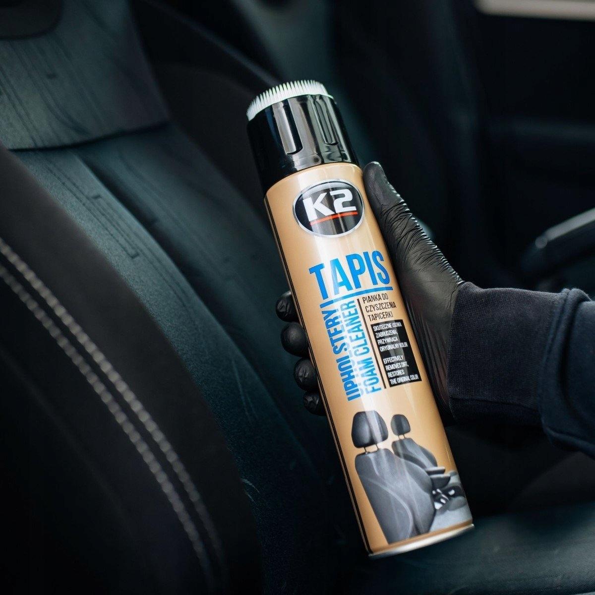 K2 Tapis Brush K206B 600ml Pianka do Czyszczenia Tapicerki Szczotka - obrazek 13