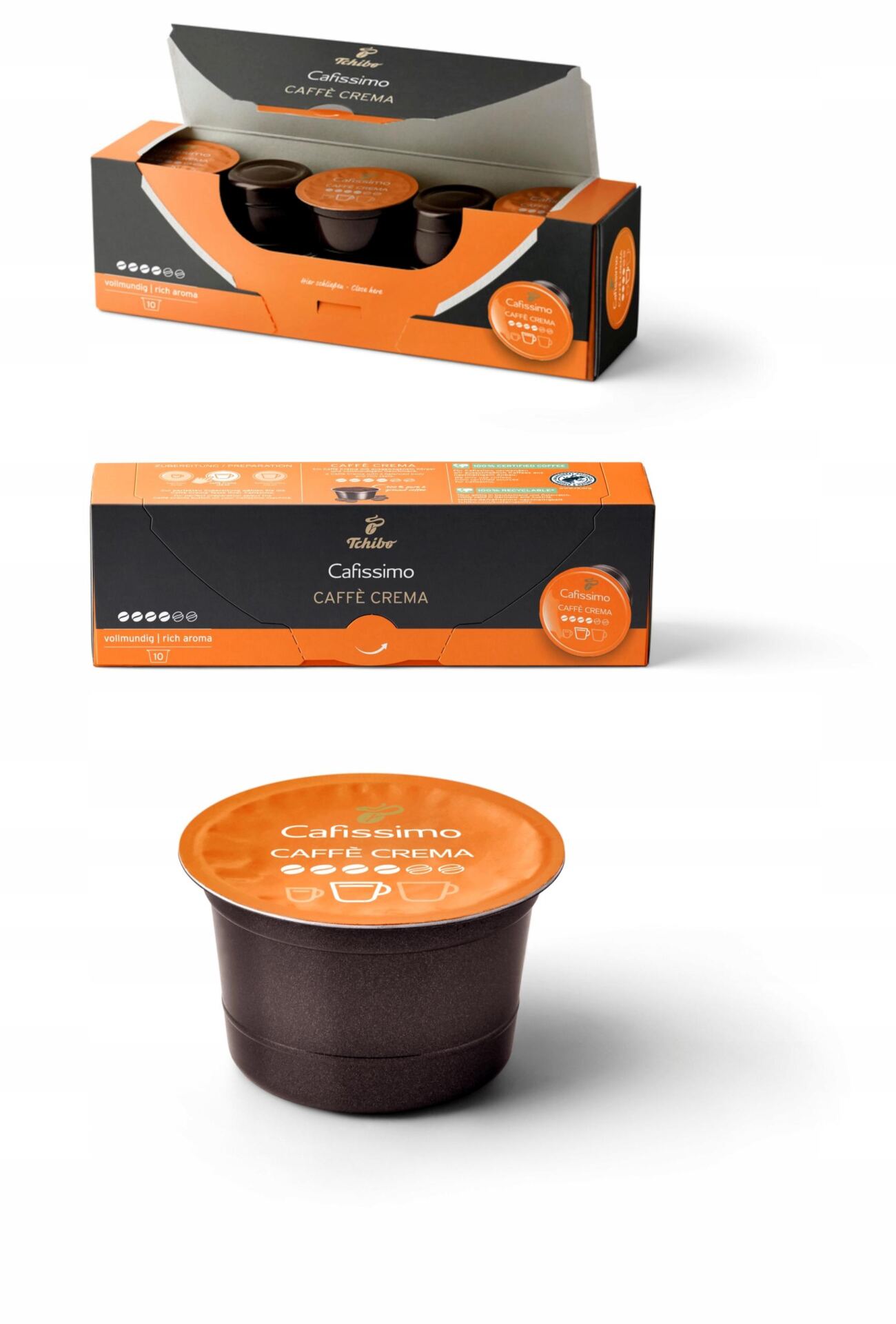 Tchibo Cafissimo Crema Rich Aroma 10 Kapsułek Arabika - obrazek 14