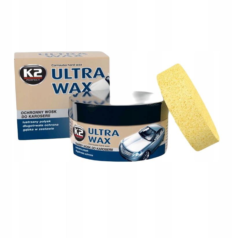 K2 ULTRA WAX TWARDY WOSK DO NABŁYSZCZANIA I OCHRONY LAKIERU CARNAUBA 250G - obrazek 12