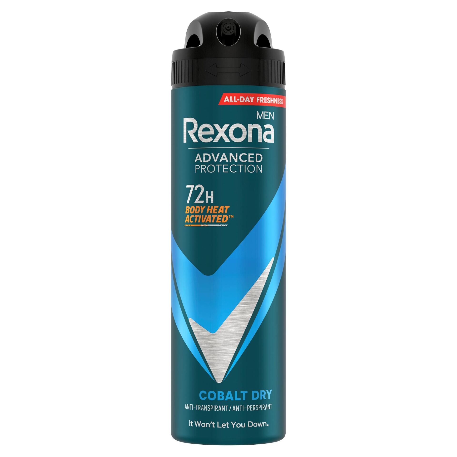 Rexona Men Advanced Protection Cobalt Dry Antyperspirant w aerozolu 150 ml - obrazek 2