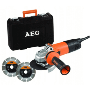 AEG Mała Szlifierka Kątowa 1000W WS 10-125SK Sieciowa + Walizka