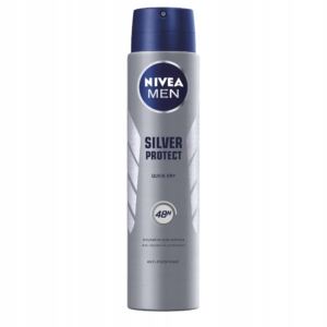 NIVEA MEN SILVER PROTECT ANTYBAKTERYJNY ANTYPERSPIRANT MĘSKI W SPRAYU 250ml
