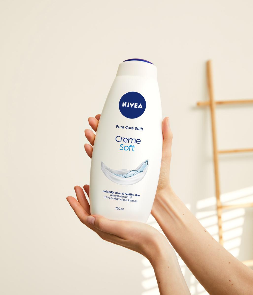 NIVEA Kremowy żel pod prysznic Creme Soft 750ml - obrazek 6
