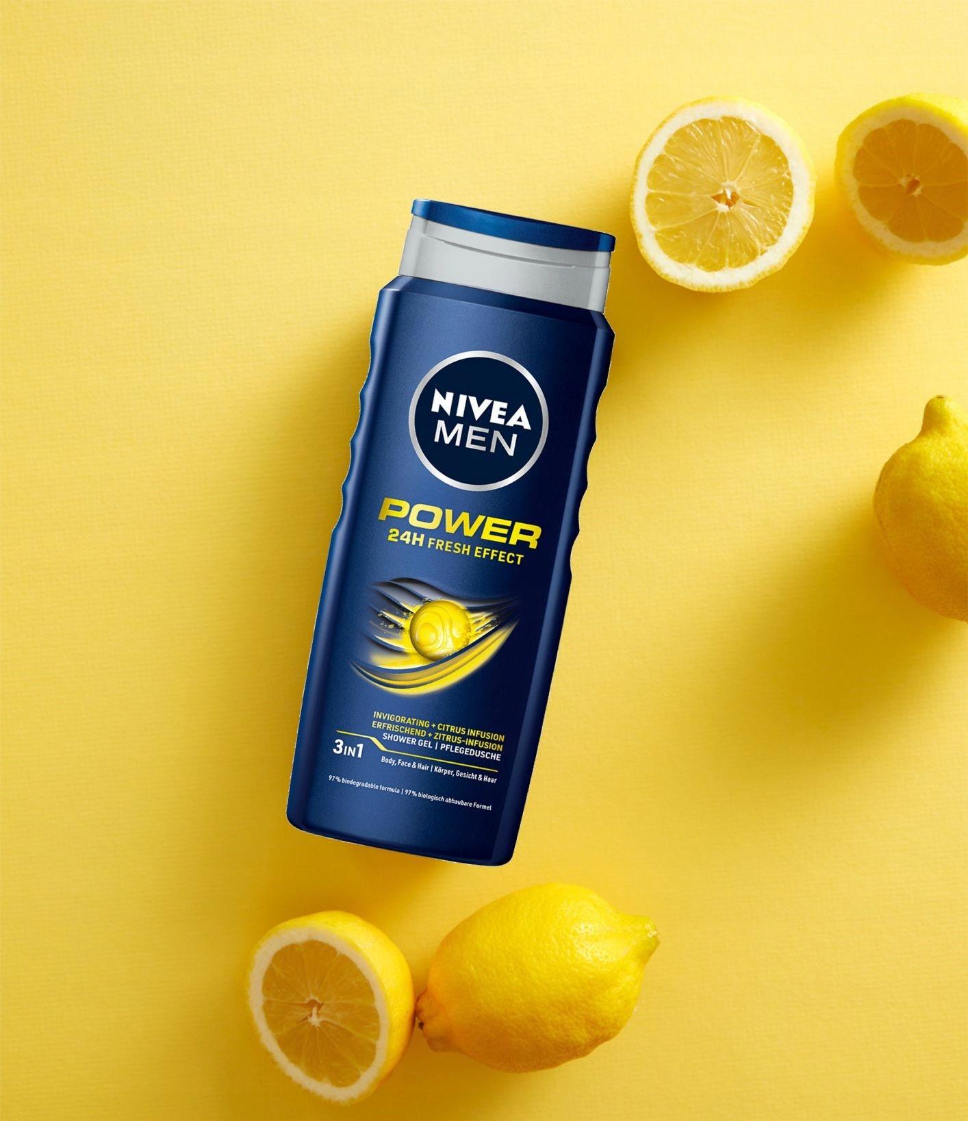 NIVEA Men żel pod prysznic Power Fresh 500 ml - obrazek 8