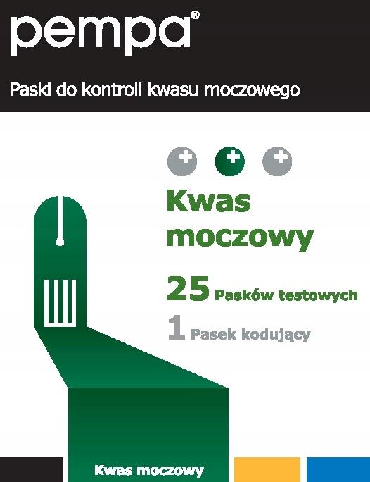 Pempa Paski do Pomiaru Kwasu Moczowego 25szt. - obrazek 3