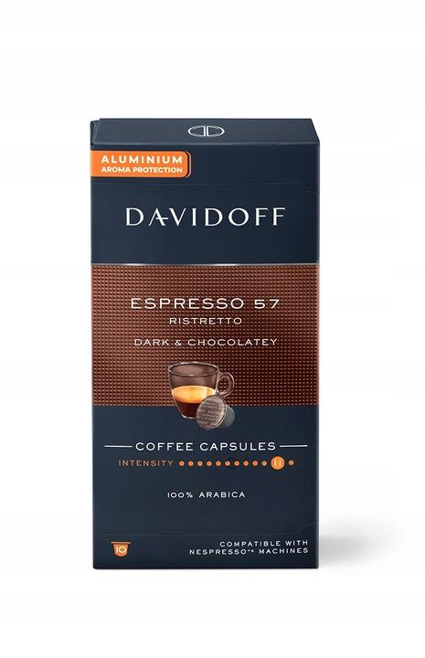 Davidoff Espresso 57 Kapsułki z Kawą do Systemu Nespresso 10 szt. Arabika