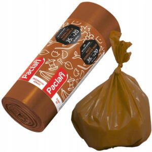 WORKI NA 艢MIECI PACLAN SEGREGACJI BIO NA ODPADY BIODEGRADOWALNE 35L 20SZT