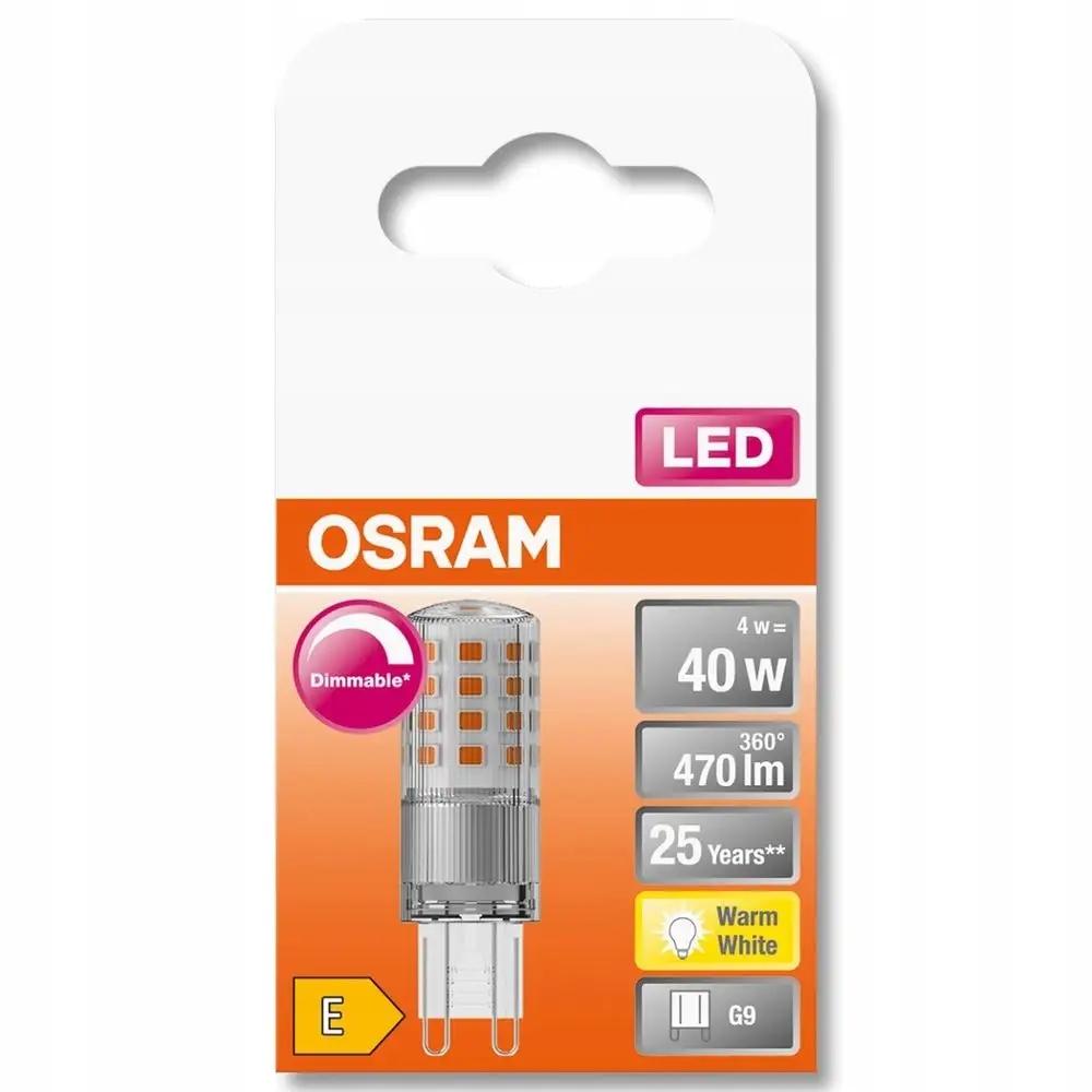 OSRAM Żarówka LED G9 MINI 4,4W=40W 2700K Ściemnialna - obrazek 7
