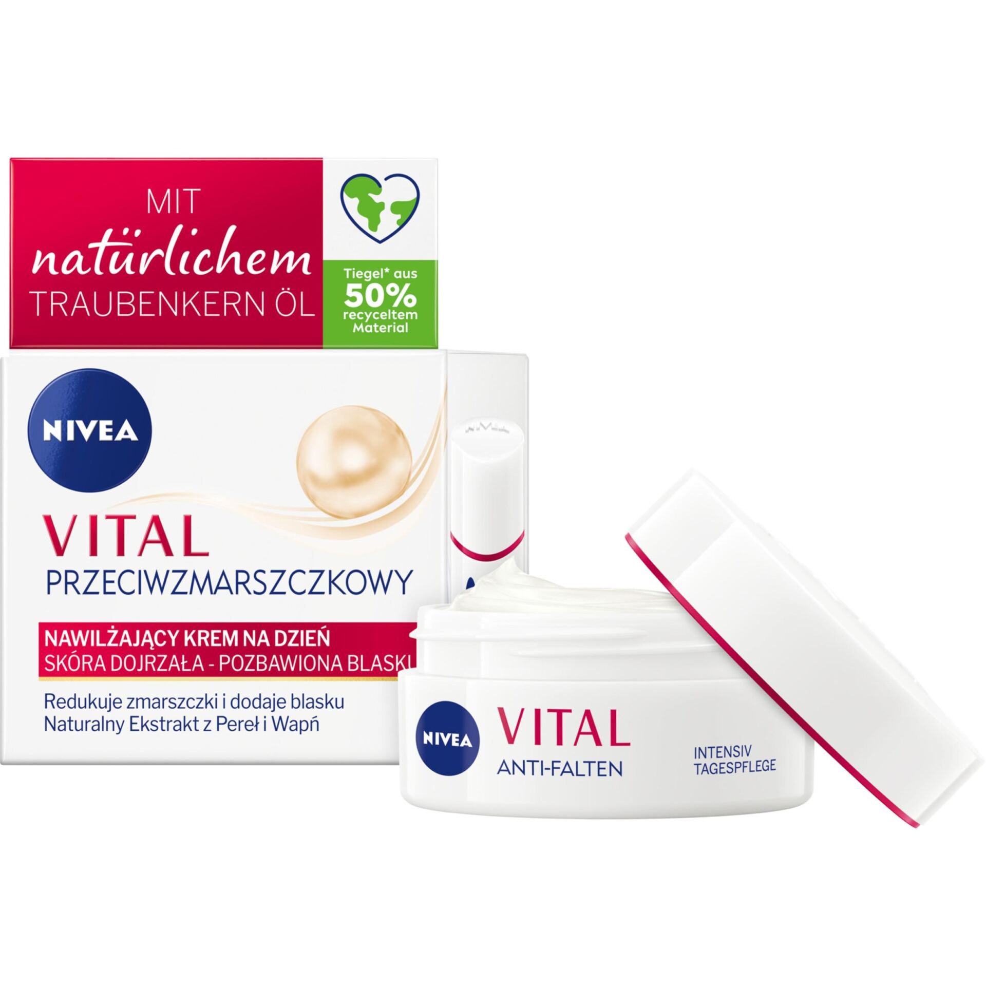 NIVEA Krem na Dzień Vital Przeciwzmarszczkowy Odżywczy, 40 ml - obrazek 9