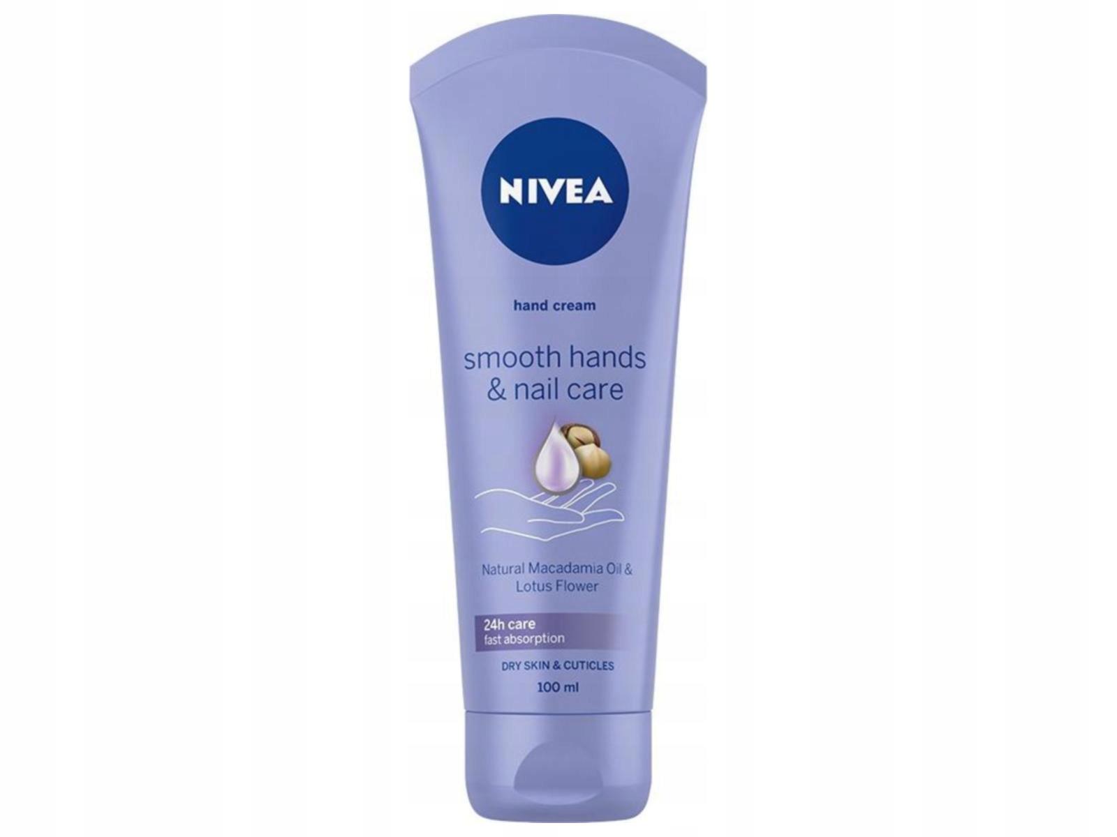 NIVEA KREM DO RĄK GŁADKIE DŁONIE I OCHRONA PAZNOKCI 100 ml - obrazek 5