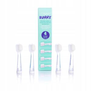 VITAMMY KO艃C脫WKI DO SZCZOTECZKI SONICZNEJ ELEKTRYCZNEJ DLA DZIECI BUNNY 4X