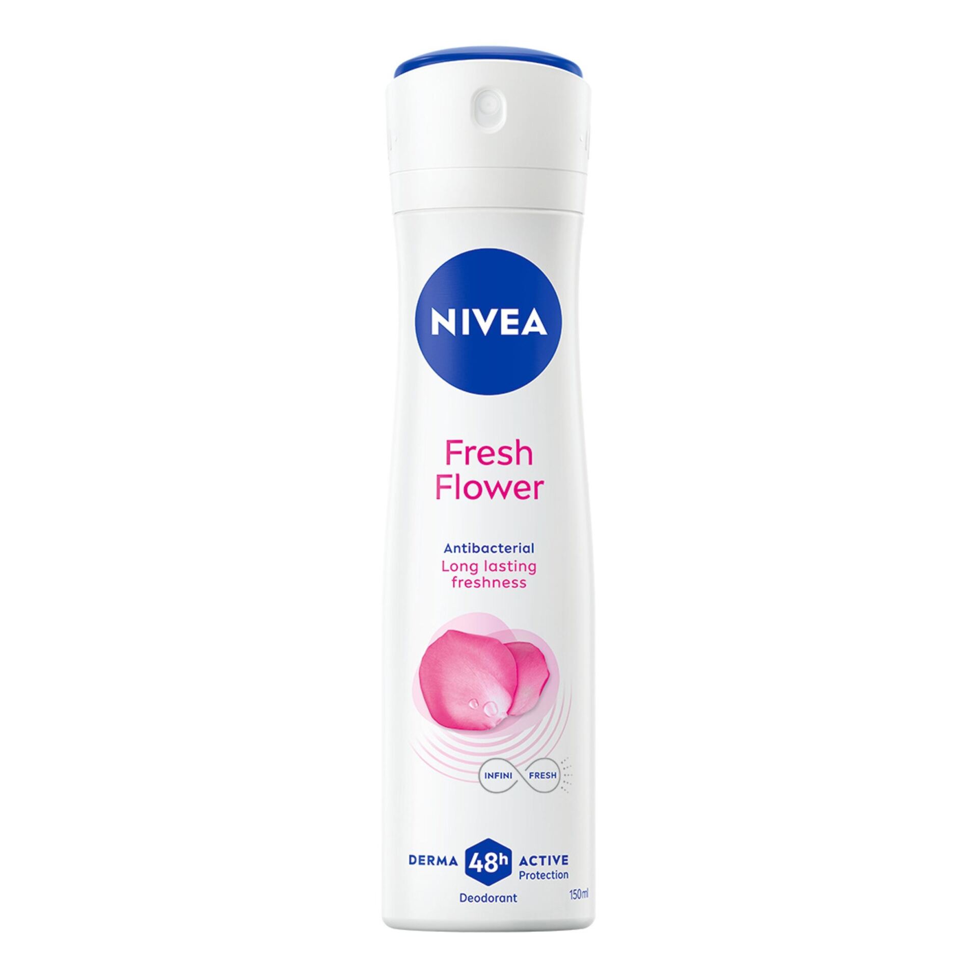 NIVEA FRESH FLOWER 0% SOLI ALUMINUM DEZODORANT W SPRAYu 150 ML - obrazek 12