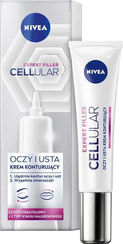 NIVEA Hyaluron Cellular Filler Przeciwzmarszczkowy krem pod oczy 15 ml