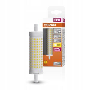 Osram 呕ar贸wka LED R7s 118mm 18,2W=150W 2700K 2452lm 艢CIEMNIALNA