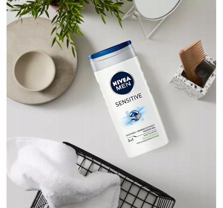 NIVEA Men łagodzący żel pod prysznic Sensitive 250 ml - obrazek 6