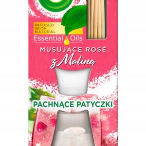 Air Wick Pachnące Patyczki Musujące Róża z Maliną 30ml