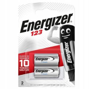 Energizer Baterie Litowe CR123 3V 2szt.