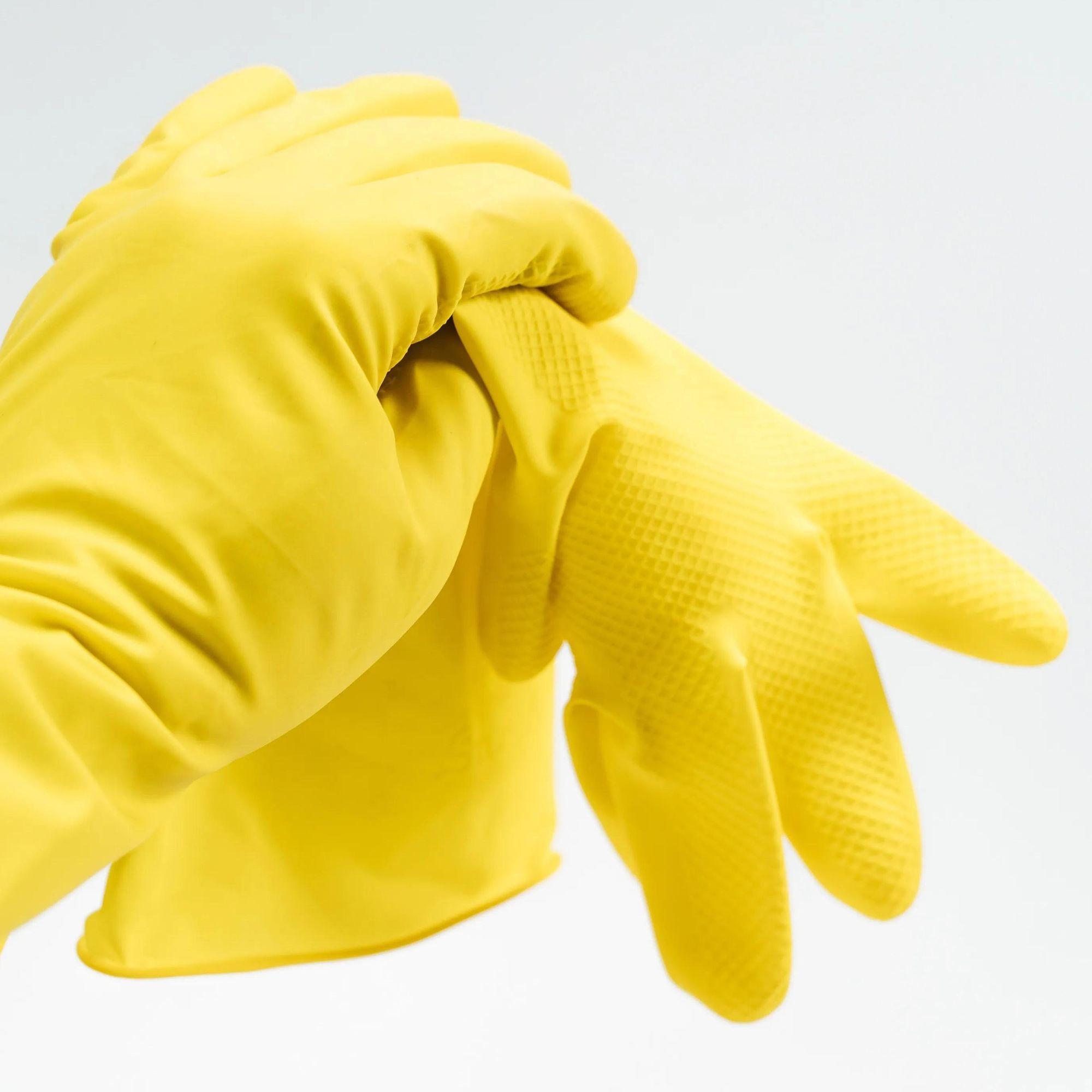 RĘKAWICE GUMOWE ochronne mocne Bee Smart r. M - obrazek 3