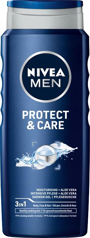 NIVEA PIELĘGNUJĄCY ŻEL POD PRYSZNIC PROTECT & CARE 500 ML
