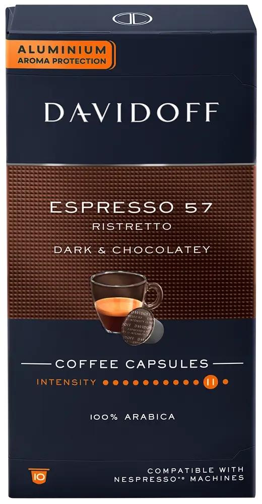 Davidoff Espresso 57 Kapsułki z Kawą do Systemu Nespresso 10 szt. Arabika - obrazek 8