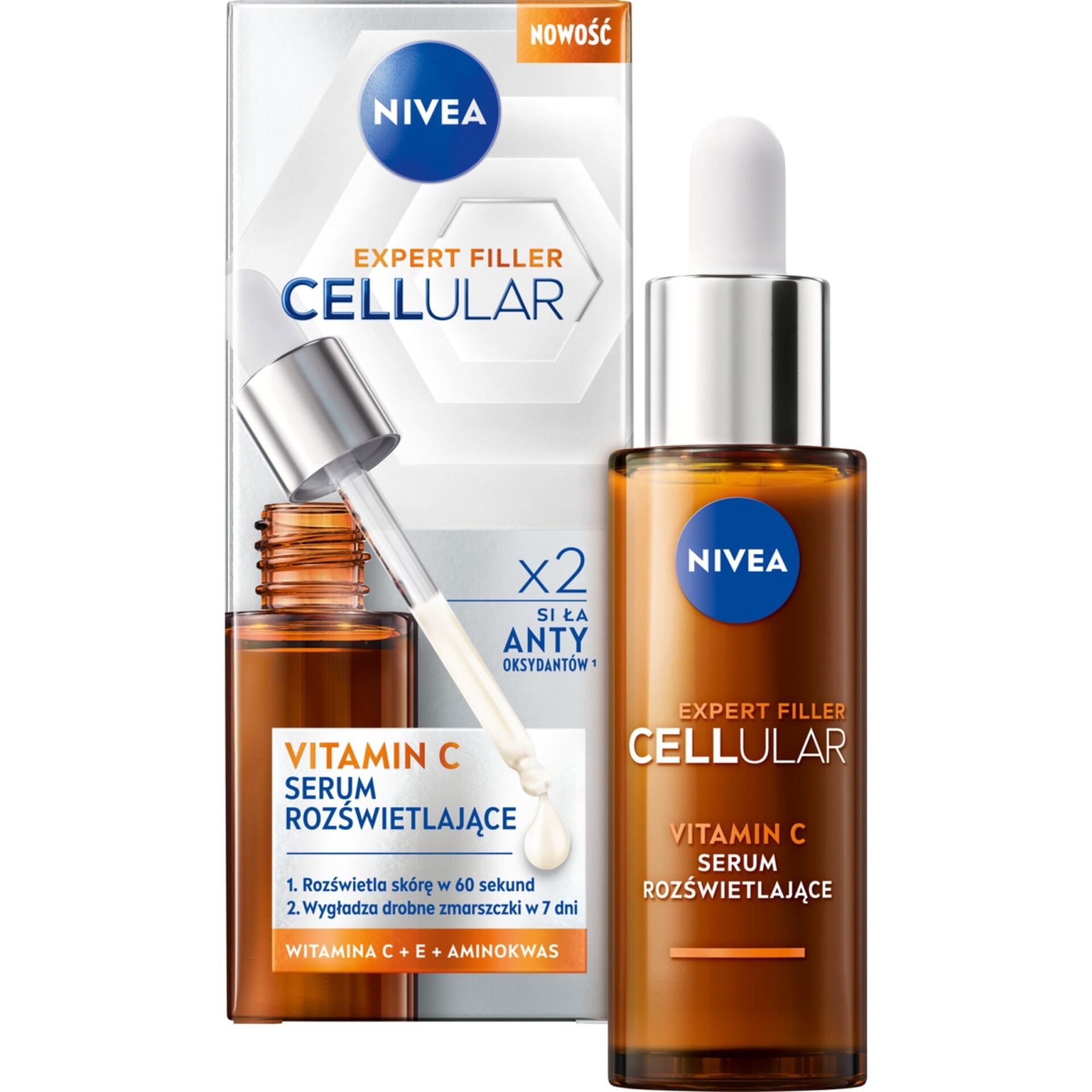 NIVEA EXPERT FILLER VITAMIN C Serum rozświetlające na zmarszczki 30ml - obrazek 6