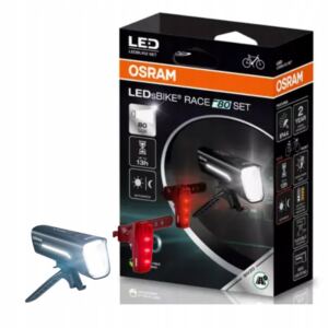 Osram Zestaw Lampek Rowerowych LEDs BIKE RACE 80 Set