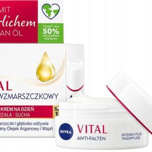 NIVEA Krem na Dzień Vital Przeciwzmarszczkowy Odżywczy, 40 ml