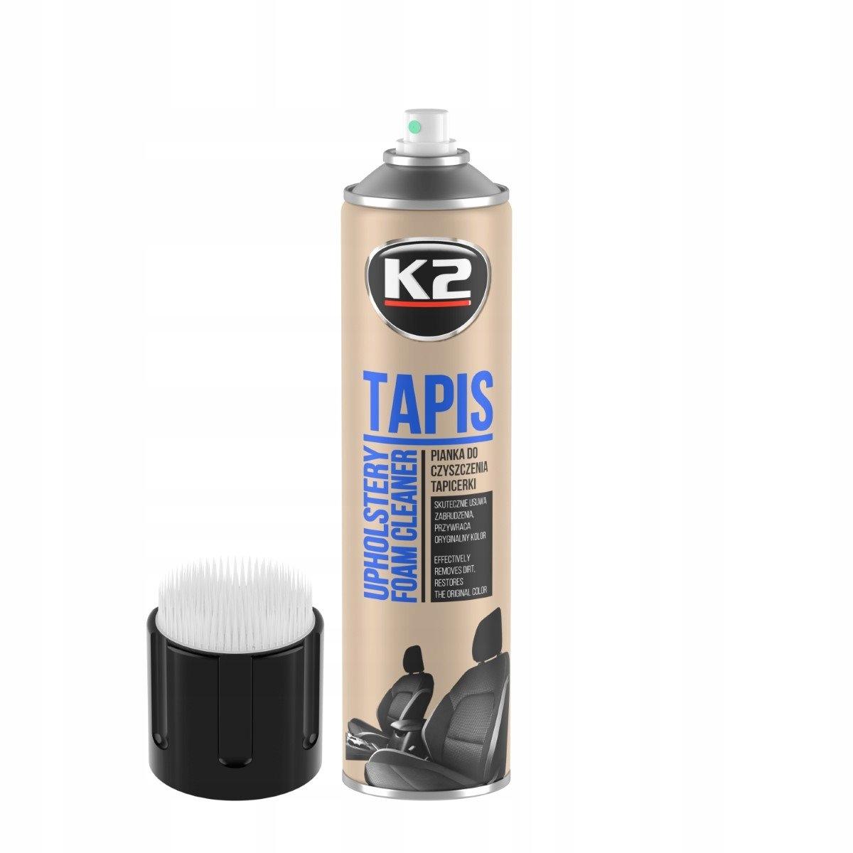 K2 Tapis Brush K206B 600ml Pianka do Czyszczenia Tapicerki Szczotka - obrazek 11