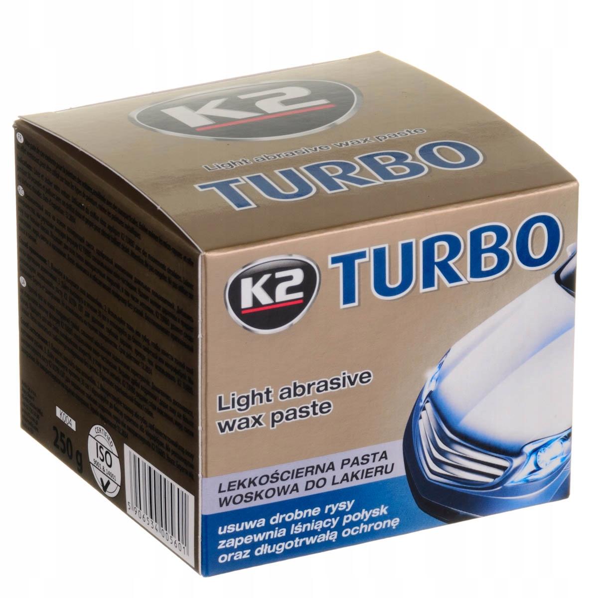 K2 Turbo Pasta do Polerowania Lakieru Samochodu Turbo 250g K004 - obrazek 14