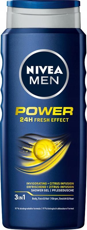 NIVEA Men żel pod prysznic Power Fresh 500 ml