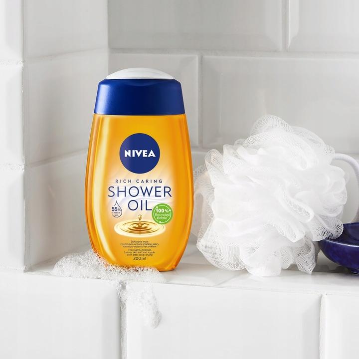 NIVEA NATURAL OIL PIELĘGNUJĄCY OLEJEK POD PRYSZNIC 200 ml - obrazek 12