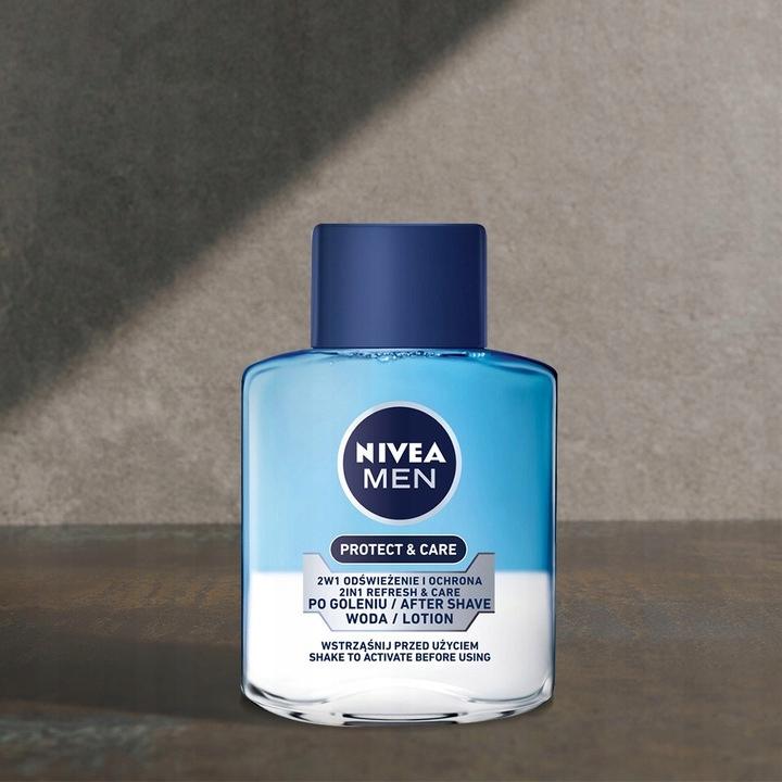 NIVEA MEN Woda po goleniu Protect Care 2w1 100ml - obrazek 4