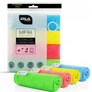ŚCIERKI Z MIRKOFIBRY 4 SZT. mikrofibra ERLA MIFRA